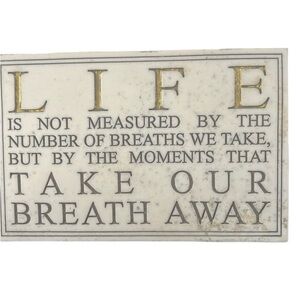 House Parts Inc. Plaque 8"x5"x1/4" with stand and wall hanger